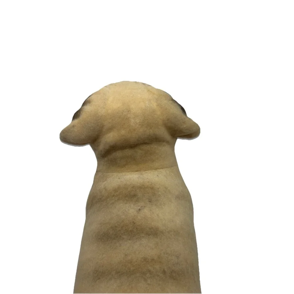 Realistic Pug Dog Statue Sculpture Unbranded